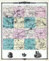 Waukesha County, Wisconsin State Atlas 1881